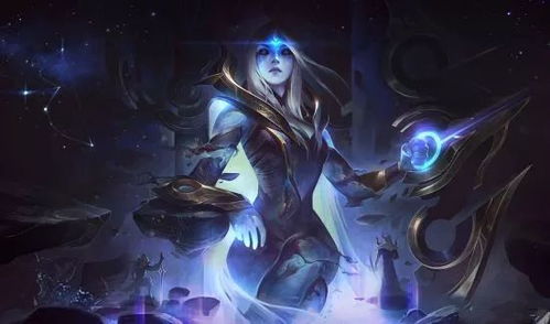 速报 英雄联盟 掠星系列皮肤原画 艾希高冷女王范
